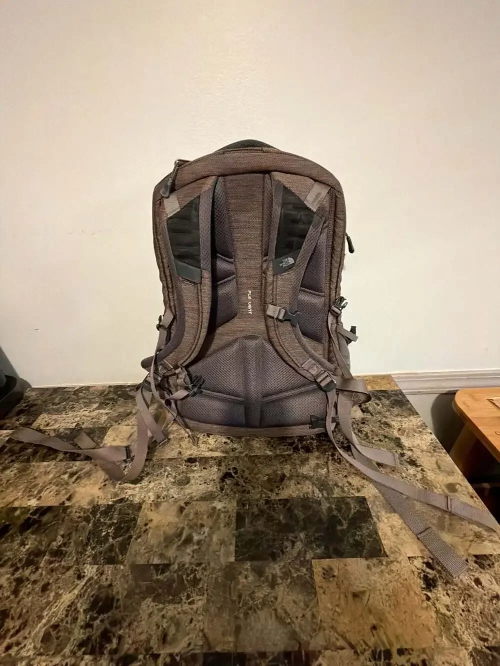 The North Face Borealis Luxe Backpack grey and rose gold